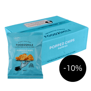 Popped Chips Paprika | 21x25 gram